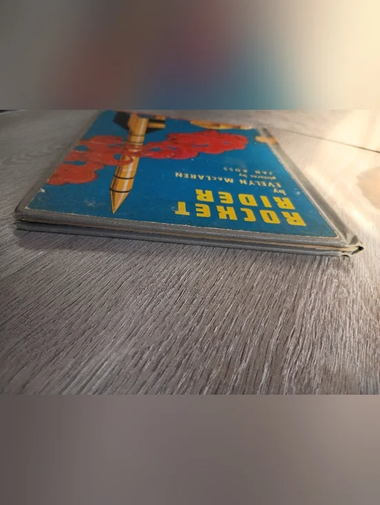 Vintage children's book: Rocket Rider, by Evelyn MacLaren (1954) Hard Cover Book - Picture 10 of 15